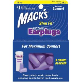 MACK'S SLIM FIT EARPLUGS 10 PR