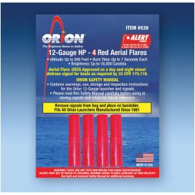 HP RED AREIAL FLARE-4PK REFILL