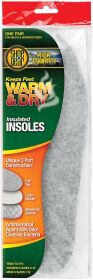 WARM AND DRY INSULATED INSOLES