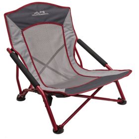 RENDEZVOUS CHAIR CHARCOAL/SALSA