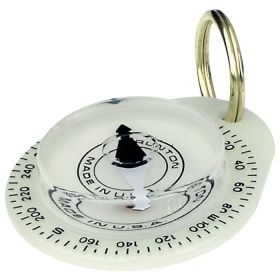 GLOWING KEY RING COMPASS 5 DEGREE RESOLUTION