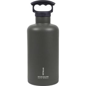 INSULATED TANK GROWLER 64 OZ SLATE GREY W/ 3 FINGER GRIP CAP