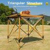 Whitsunday Outdoor Up-Down Height Adjustment Camping Folding Table