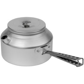 ALUMINUM KETTLE 824 0.9L WITH STAINLESS KNOB AND REMOVABLE SIDE HANDLE