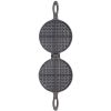 OLD FASHIONED CAST IRON WAFFLE IRON