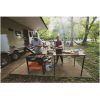 ALPS Mountaineering Overlanding Table – 56″ × 27.75″ Adjustable Outdoor Table (Black & Woodgrain)