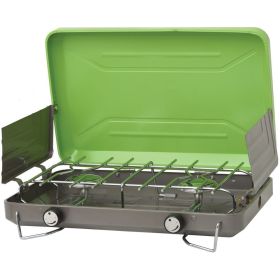 2-Burner High Output Portable Table Top Propane Camping Stove