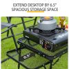 Whitsunday Outdoor Iron Camping, Folding, Portable Table