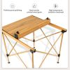 Whitsunday Outdoor Up-Down Height Adjustment Camping Folding Table