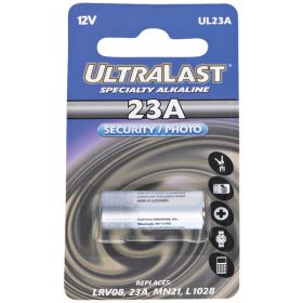 Ultralast UL23A 12V Alkaline Battery – 33mAh Long-Lasting Replacement Battery