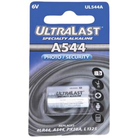 Ultralast UL544A 6V Alkaline Photo & Security Battery – 105mAh Long-Lasting Replacement Battery