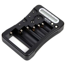 Ultralast ULMULTITEST Universal Battery Tester – LCD Battery Strength Tester for AA, AAA, C, D, 9V & Photo Batteries