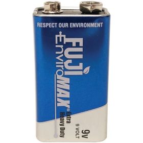 FUJI ENVIROMAX 3600BP1 EnviroMax 9V Extra Heavy-Duty Carbon Zinc Battery – 1 Pack