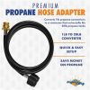 1LB TO 20LB CONVERTER HOSE - 4 FOOT