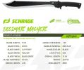 Schrade Decimate Machete – 14.9” 3Cr13 Steel Blade with Rubberized Overmold Handle