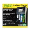 Ultralast ULGLION-4 Universal Smart Battery Charger – LCD Charger for Li-Ion, NiCd, NiMH, LiFePO4 & CR123A Rechargeable Batteries