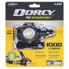 Dorcy 41-2121 1,000-Lumen Pro Water-Resistant Aluminum LED Rechargeable Headlamp