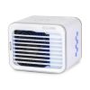 BLACK+DECKER™ BDMC10 3-Speed Portable USB-Powered Desktop Evaporative Air Cooler with Fan, White/Gray