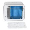 BLACK+DECKER™ BDMC10 3-Speed Portable USB-Powered Desktop Evaporative Air Cooler with Fan, White/Gray