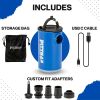 Pittman Outdoors Rechargeable Mini Electric Air Pump & Camping Lantern