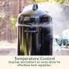 Vertical 18" Charcoal Smoker
