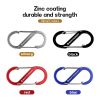 Colorful S Shaped Double Carabiner