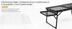 Whitsunday Outdoor Iron Camping, Folding, Portable Table