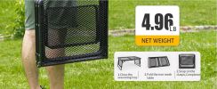 Whitsunday Outdoor Iron Camping, Folding, Portable Table