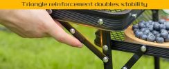 Whitsunday Outdoor Iron Camping, Folding, Portable Table
