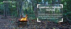 Whitsunday Camping Tripod for Outdoor Campfires & Cooking