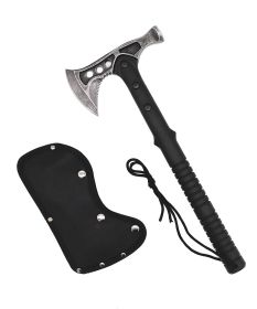 Day Zero Survival 15" Stonewash Tomahawk Battle Axe – Hunting & Camping Hatchet