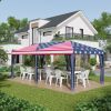10' x 20' Pop-Up Canopy Gazebo û American Flag with Mesh Sidewalls