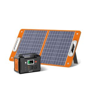 Flashfish - 200W Power Station with 100W Foldable Solar Charger