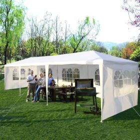 Five-Sided Waterproof Tent with Spiral Tubes, 3x9m