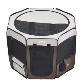 VEVOR 36" Foldable Pet Playpen – Waterproof, Portable Crate for Dogs & Cats, Indoor/Outdoor Use