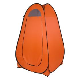 1 & 2 Person Pop-Up Toilet & Shower Tent û Portable Camping Changing Shelter (Orange)
