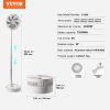 VEVOR 8" Foldable Oscillating Standing Fan – Remote Control, 4 Speeds, 7200mAh Rechargeable USB, Quiet Portable Fan for Bedroom & Travel