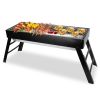Foldable Stainless Steel Charcoal BBQ Grill – Portable Tabletop for Outdoor Use