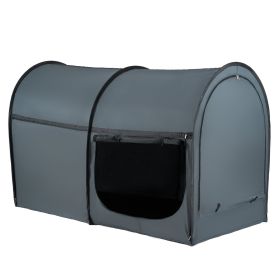 VEVOR 4-Door Bed Tent – Breathable Blackout Tent with 0.28" Fiber Poles