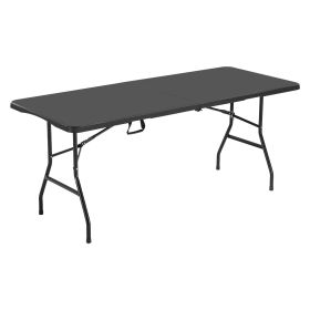 6-Ft Plastic Folding Table û Portable Indoor/Outdoor Utility Table