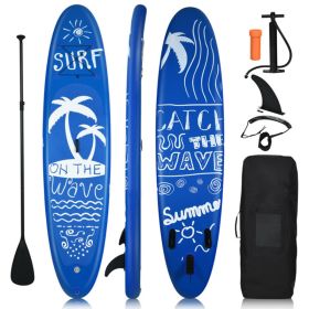 Inflatable and Adjustable Stand Up Paddle Board - Blue