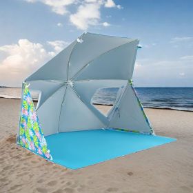 UPF 50+ Sun Protection Beach Umbrella Tent – Includes 1PC with Portable Carrying Bag
