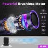 100-Speed Rechargeable Desk & Wall Fan – Mini Quiet Fan with 120° Tilt for Home, Office & Travel