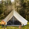 16.5' Large Teepee Bell Tent û 10-Person Waterproof Four-Season Family Tent