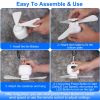 2-in-1 Camping Fan & LED Lantern – 8000mAh Battery, 4 Speeds, Timer, Carabiner & Display for Tents, RVs & Canopies