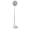 VEVOR 8" Foldable Oscillating Standing Fan – Remote Control, 4 Speeds, 7200mAh Rechargeable USB, Quiet Portable Fan for Bedroom & Travel