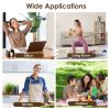 Quiet Foldable Table Fan – 90° Tilt, 4 Speeds, Type-C Rechargeable, Wall-Mount & Portable for Home & Travel