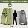 7FT Instant Pop-Up Camping Shower & Privacy Tent – Portable Toilet & Dressing Shelter for Outdoor, Beach, Fishing