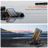 20000mAh Wireless Power Bank: Fast Charging, Solar, Dual Flashlights, Carabiner