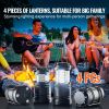 VEVOR Collapsible LED Camping Lanterns û Battery Powered (4-Set)